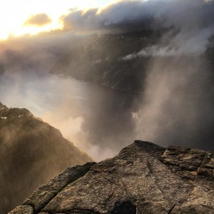 Preikestolen at Sunrise